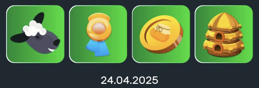 Bee Harvest Daily Combo 24 April 2025